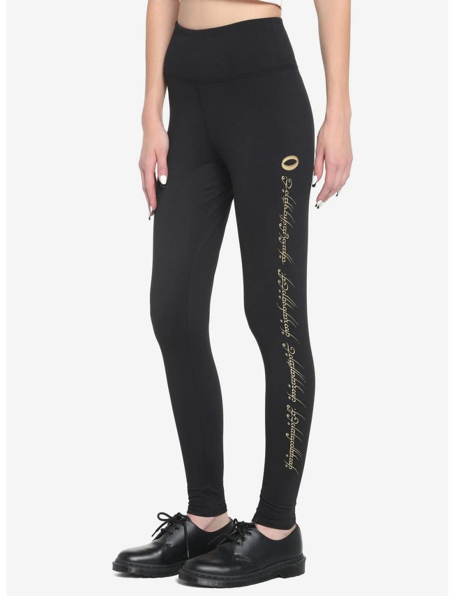 Bottoms * | Hunivers The Lord Of The Rings The One Ring Leggings