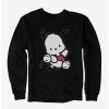 Sweaters And Cardigans * | Null Pochacco Here For Fun Leaps Sweatshirt