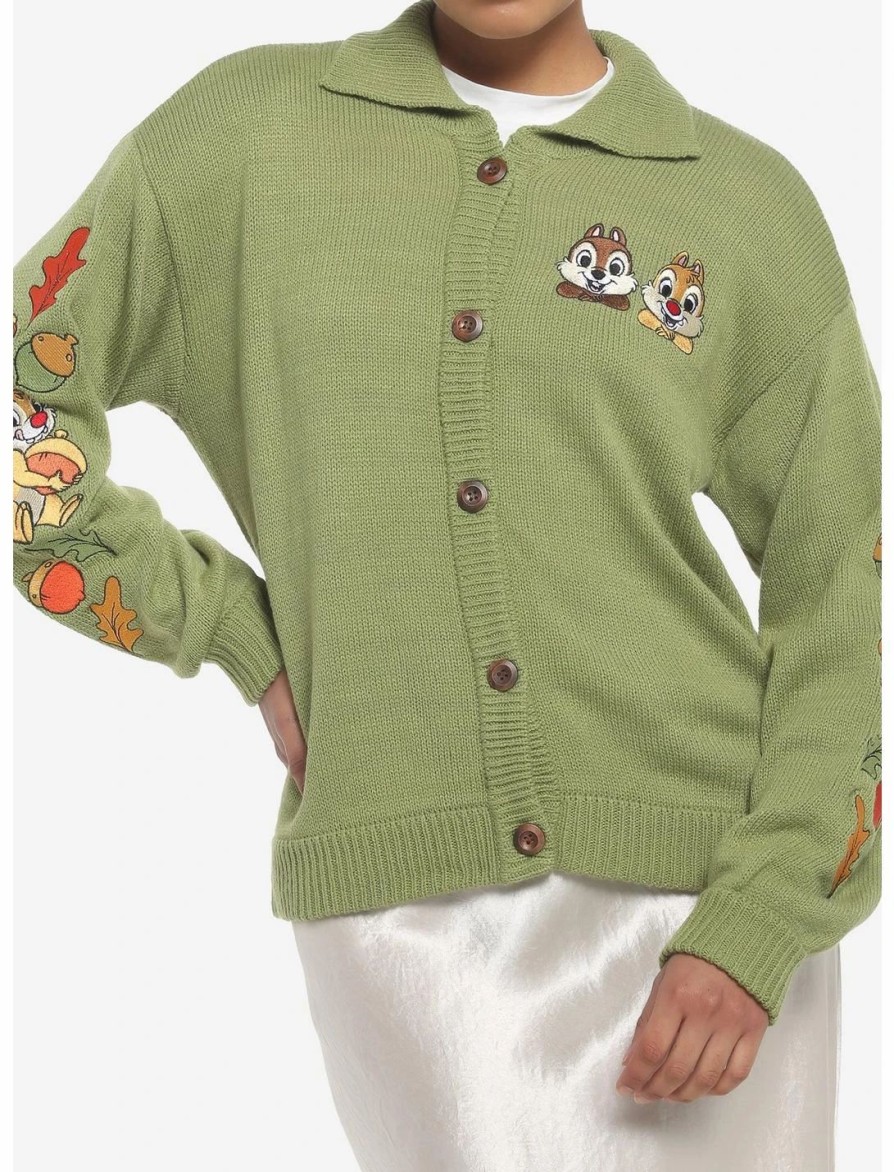 Sweaters And Cardigans * | Hunivers Disney Chip 'N' Dale Collar Cardigan