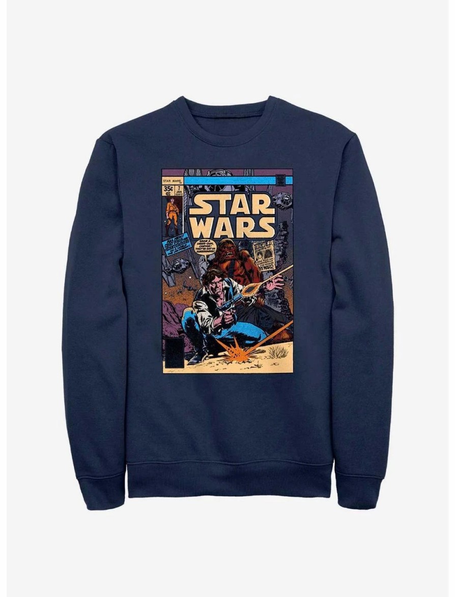 Sweaters And Cardigans * | Null Star Wars Solo Comic Sweatshirt