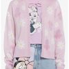 Sweaters And Cardigans * | Hunivers Her Universe Disney Minnie Mouse Y2K Tie-Front Skimmer Cardigan