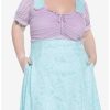 Dresses * | Hunivers Her Universe Disney The Little Mermaid Lace-Up Sweetheart Dress Plus Size