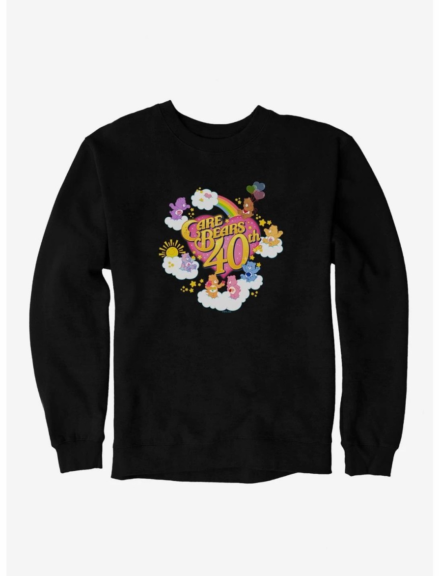 Sweaters And Cardigans * | Null Care Bears 40Th Anniversary Sweatshirt