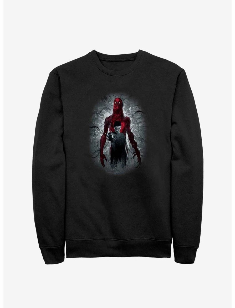 Sweaters And Cardigans * | Null Stranger Things Vecna And Eleven Sweatshirt