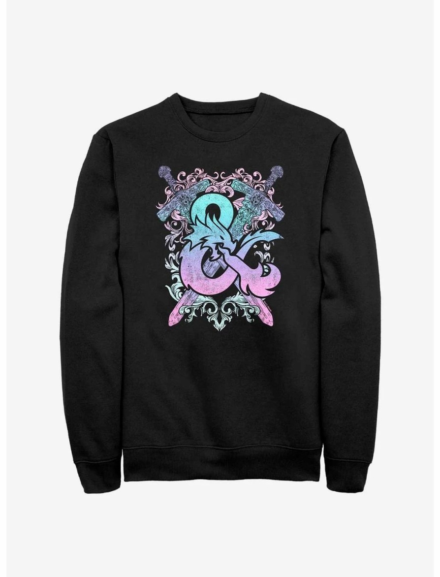 Sweaters And Cardigans * | Null Dungeons & Dragons Pastel Ampersand Sweatshirt