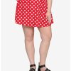 Bottoms * | Hunivers Red & White Polka Dot Skirt Plus Size