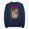 Sweaters And Cardigans * | Null Stranger Things Happy Holidays Group Sweatshirt