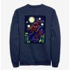 Sweaters And Cardigans * | Null Marvel Spider-Man Starry New York Sweatshirt