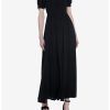 Dresses * | Null Thorn & Fable Black Smock Puff Sleeve Maxi Dress