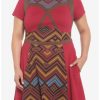 Dresses * | Hunivers Her Universe Marvel Black Panther: Wakanda Forever Dora Milaje Dress Plus Size