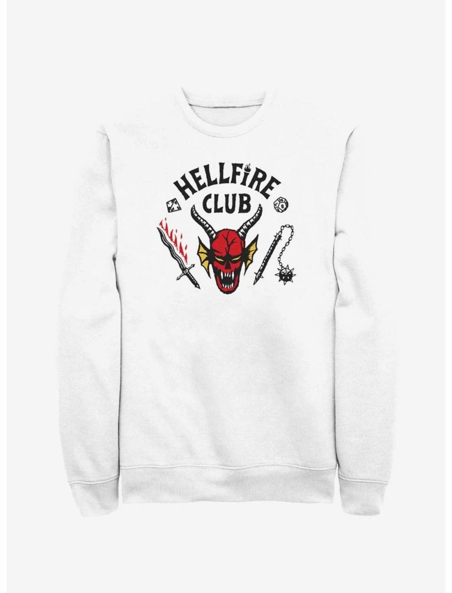 Sweaters And Cardigans * | Null Stranger Things Hellfire Club Sweatshirt