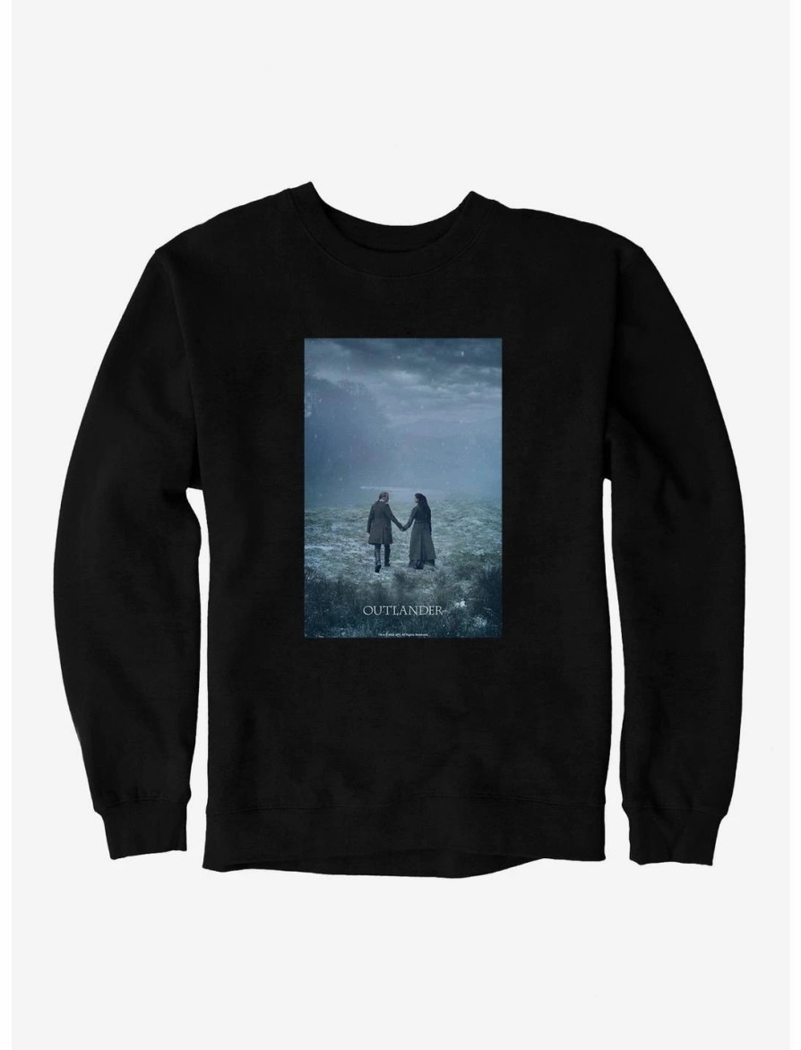 Sweaters And Cardigans * | Null Outlander Holding Hands Sweatshirt