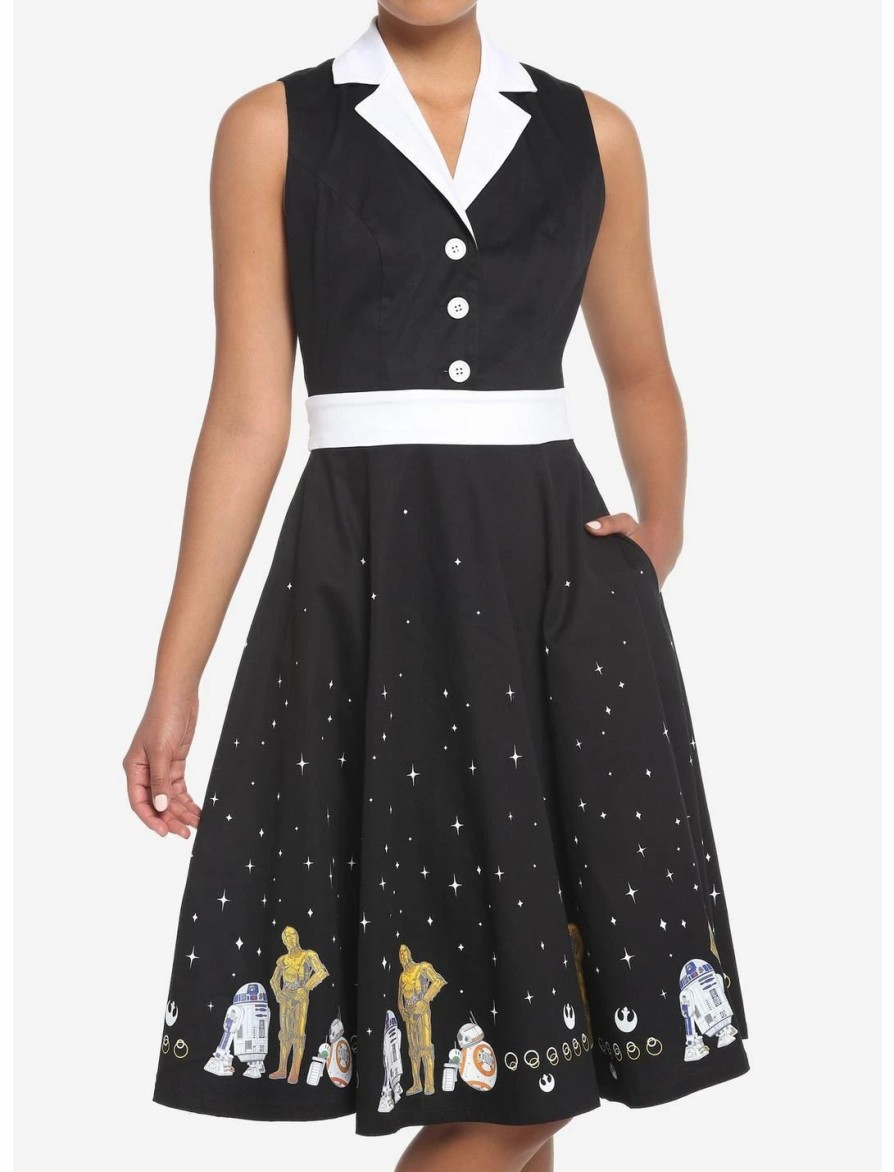 Dresses * | Hunivers Her Universe Star Wars Droid Retro Dress