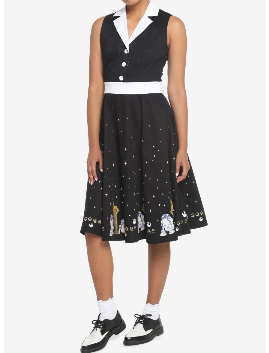 Dresses * | Hunivers Her Universe Star Wars Droid Retro Dress