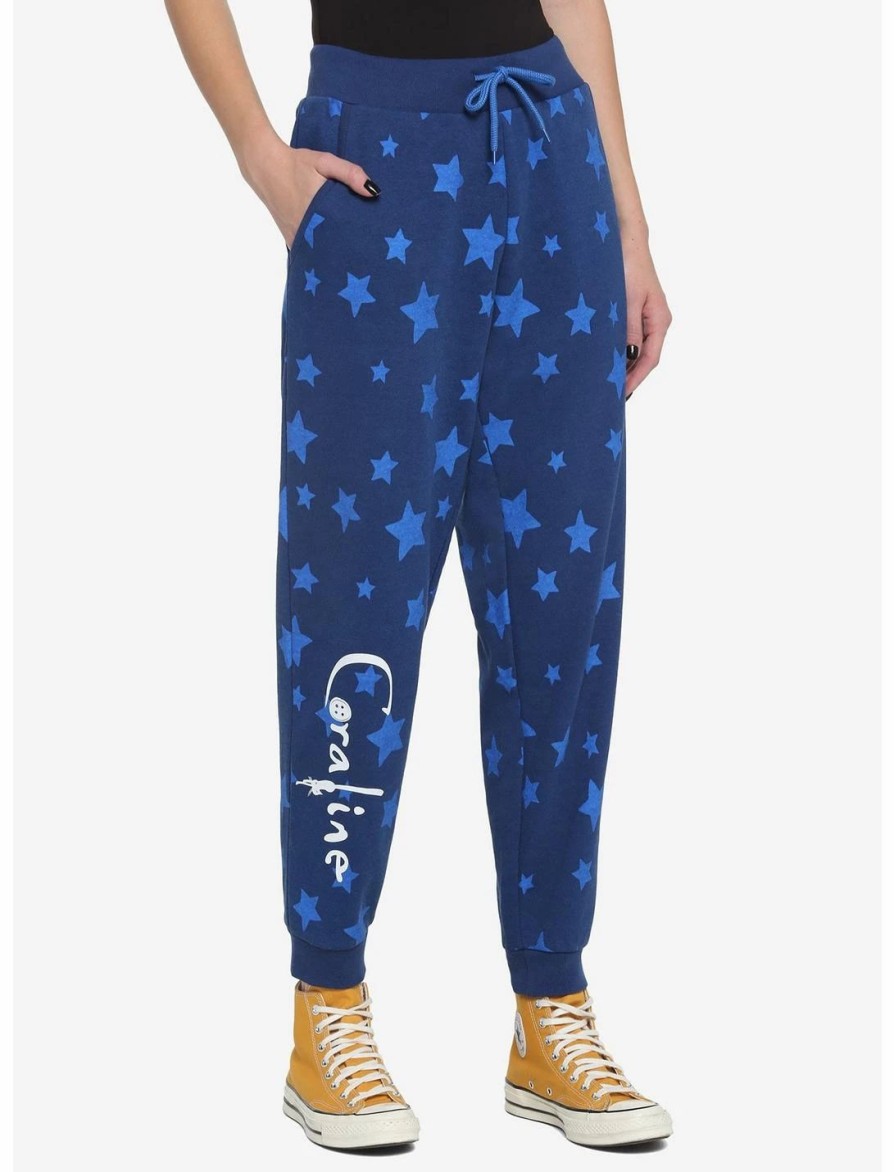 Bottoms * | Hunivers Coraline Star Girls Jogger Sweatpants