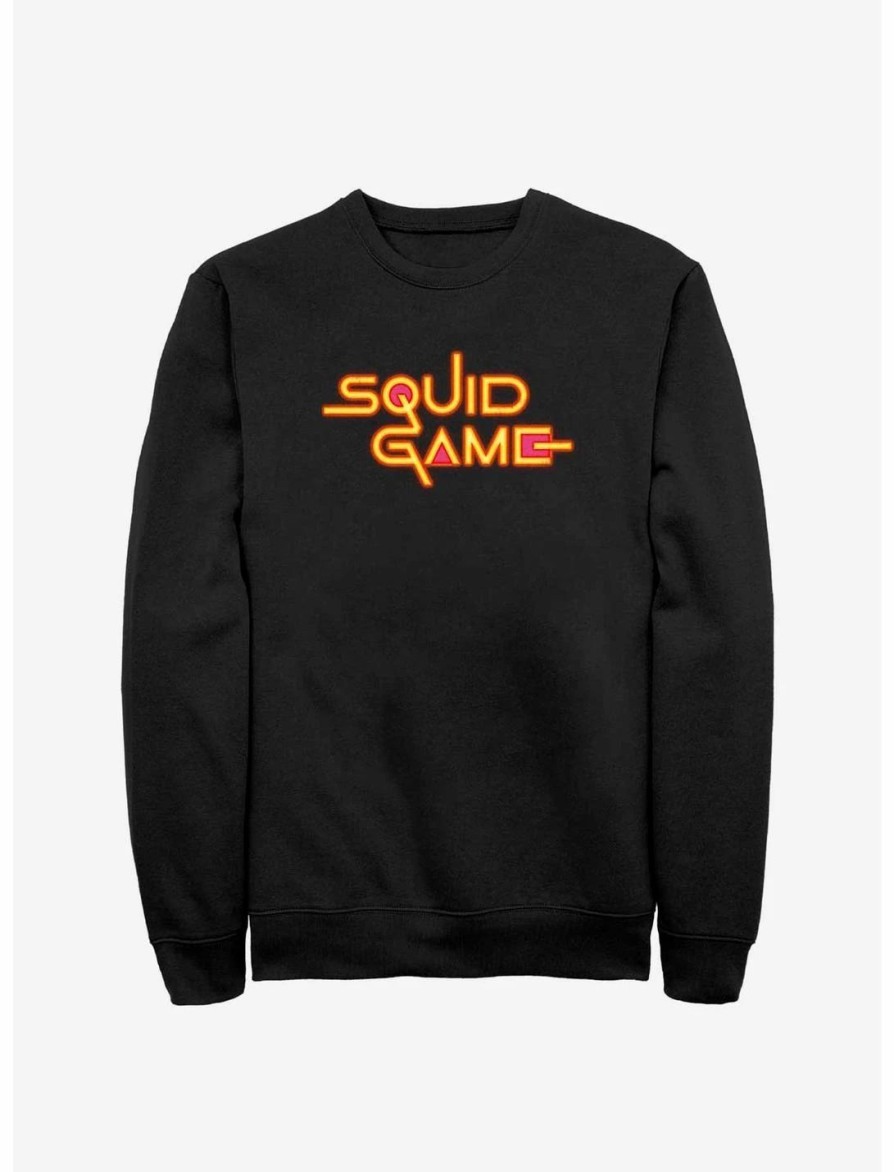 Sweaters And Cardigans * | Null Squid Game Bright Logo Sweatshirt