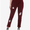 Bottoms * | Hunivers Disney Mickey Mouse Embroidered Corduroy Mom Pants