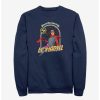 Sweaters And Cardigans * | Null Marvel Ms. Marvel Retro Msmarvel Sweatshirt