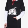 Dresses * | Hunivers Disney 101 Dalmatians Twofer Hoodie Dress