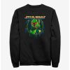 Sweaters And Cardigans * | Null Star Wars Boba Fett Lightning Portrait Sweatshirt