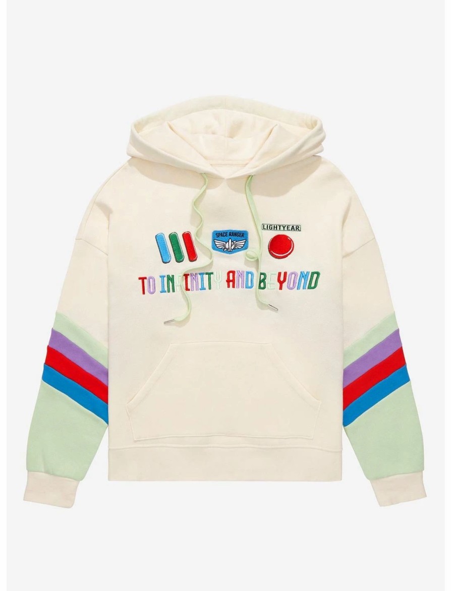 Hoodies And Sweatshirts * | Hunivers Her Universe Disney Pixar Lightyear Buzz Lightyear Stripes Hoodie