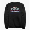 Sweaters And Cardigans * | Null Marvel Thor: Love And Thunder Logo Sweatshirt