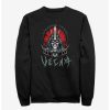 Sweaters And Cardigans * | Null Stranger Things Vecna Tombstone Badge Sweatshirt