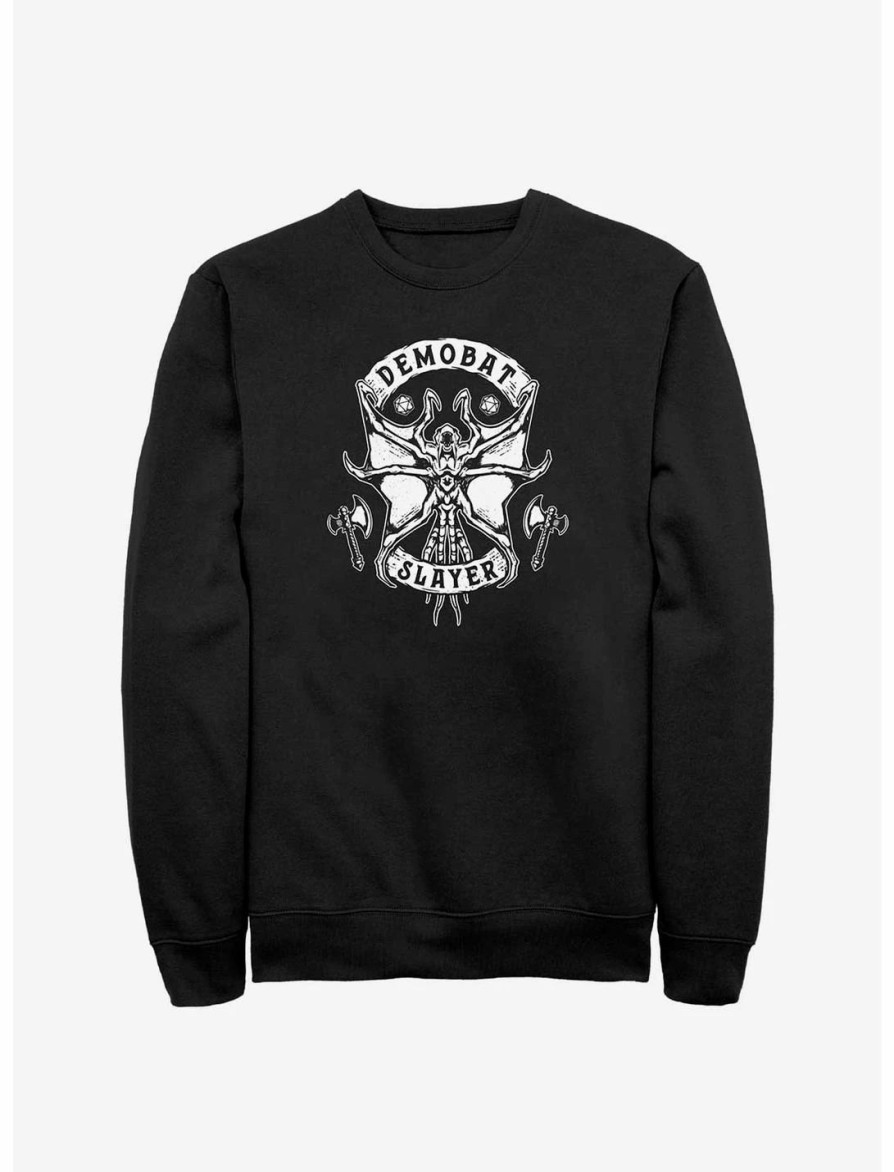 Sweaters And Cardigans * | Null Stranger Things Demobat Slayer Sweatshirt