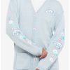 Sweaters And Cardigans * | Hunivers Cinnamoroll Embroidered Oversized Cardigan