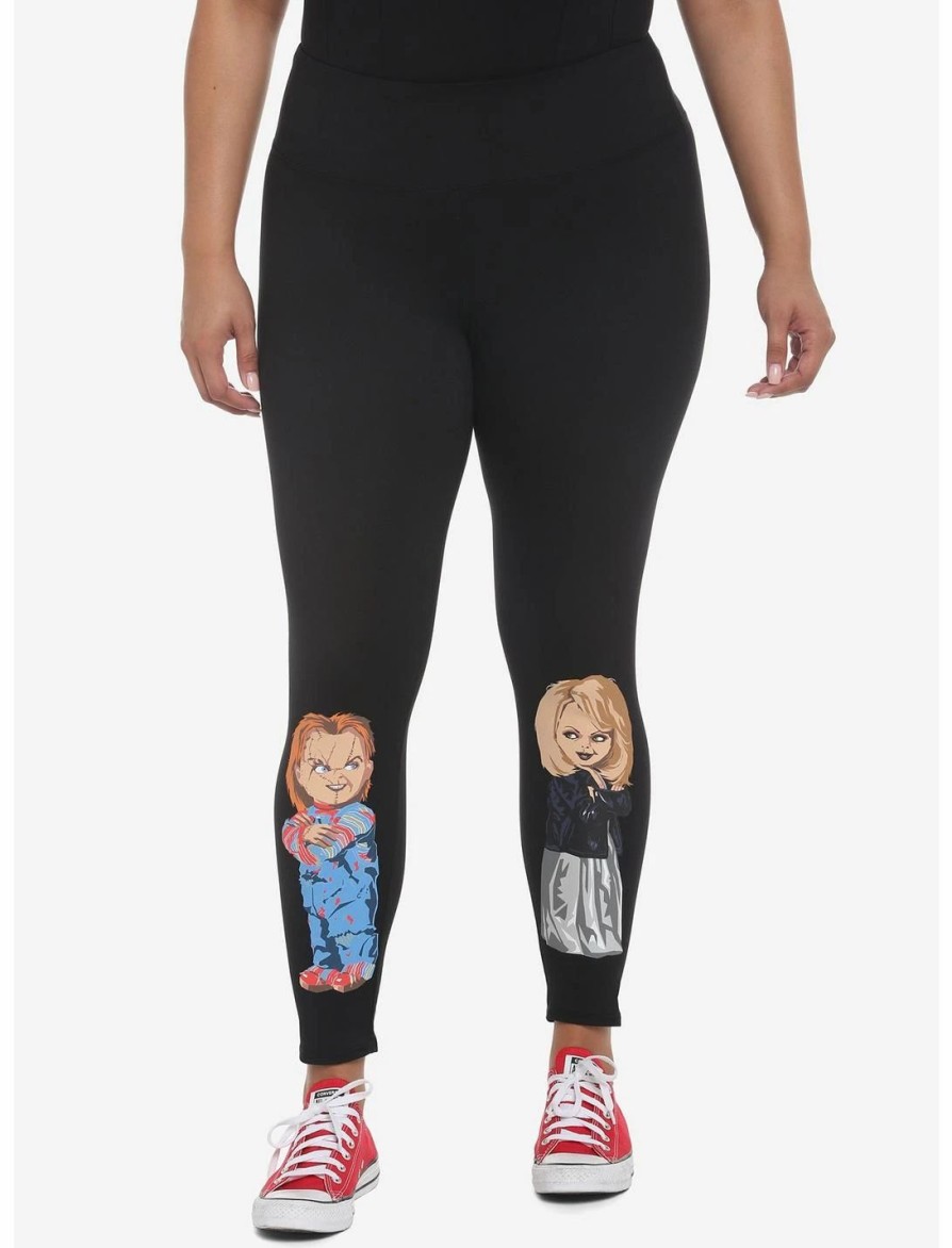 Bottoms * | Hunivers Chucky Tiffany & Chucky Leggings Plus Size