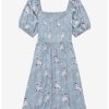 Dresses * | Hunivers Her Universe Studio Ghibli Kiki'S Delivery Service Floral Smock Dress