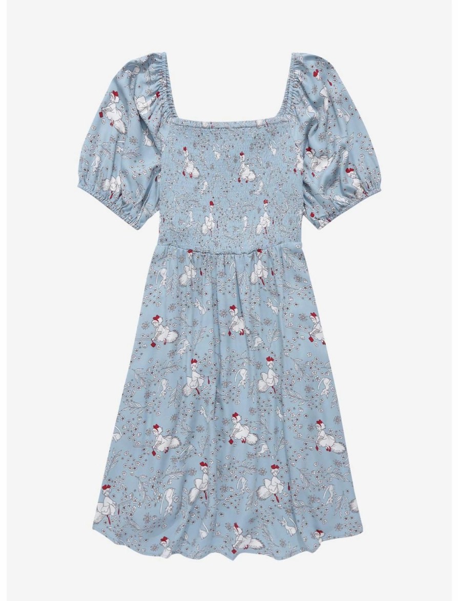 Dresses * | Hunivers Her Universe Studio Ghibli Kiki'S Delivery Service Floral Smock Dress