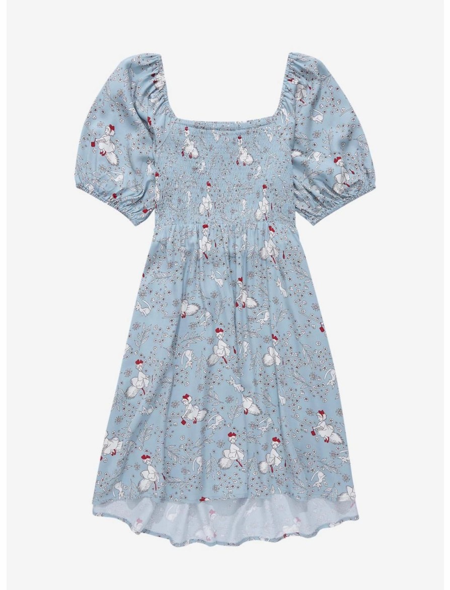 Dresses * | Hunivers Her Universe Studio Ghibli Kiki'S Delivery Service Floral Smock Dress