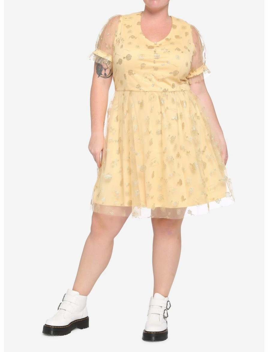 Dresses * | Hunivers Disney Beauty & The Beast Belle Dress Plus Size