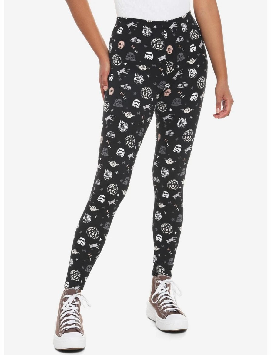 Bottoms * | Hunivers Her Universe Star Wars Allover Print Leggings