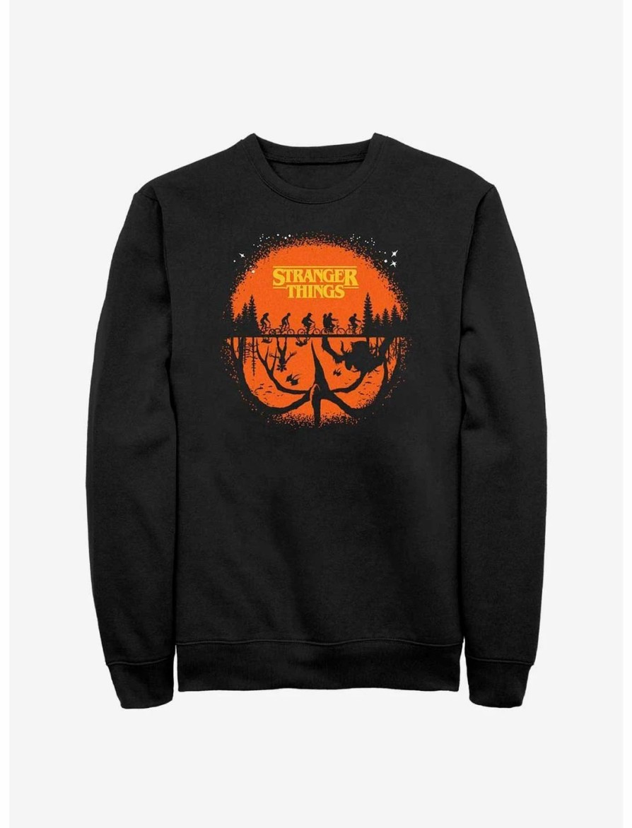 Sweaters And Cardigans * | Null Stranger Things Upside Down Haunt Sweatshirt