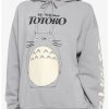 Hoodies And Sweatshirts * | Hunivers Her Universe My Neighbor Totoro Logo Hoodie