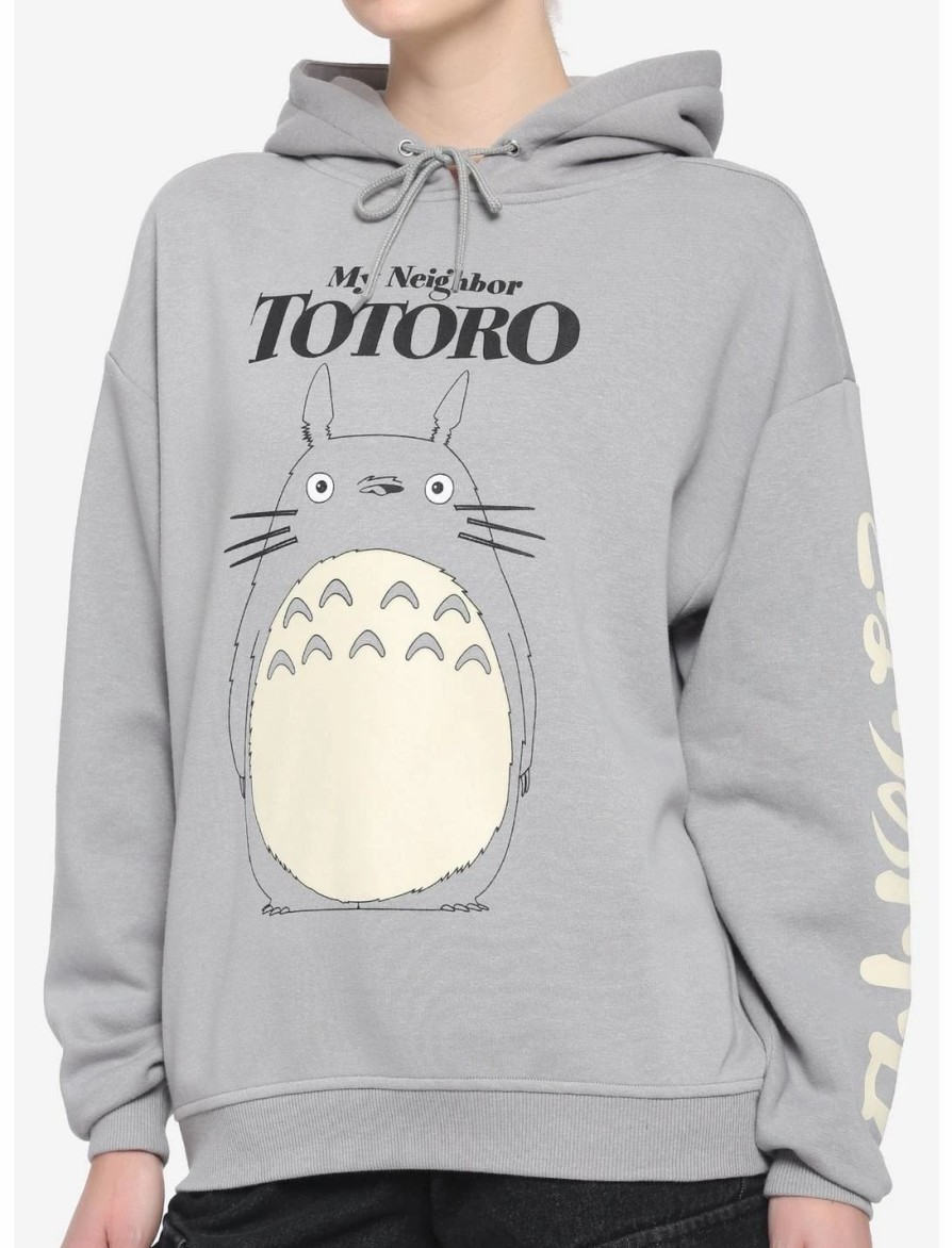 Hoodies And Sweatshirts * | Hunivers Her Universe My Neighbor Totoro Logo Hoodie