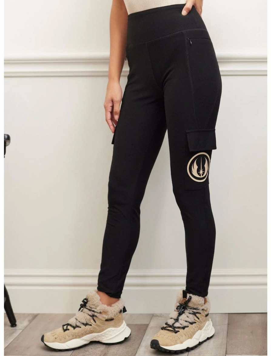 Bottoms * | Hunivers Her Universe Star Wars Jedi Logo Leggings With Pockets