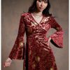 Dresses * | Hunivers Harry Potter Marauder'S Map Velvet Dress