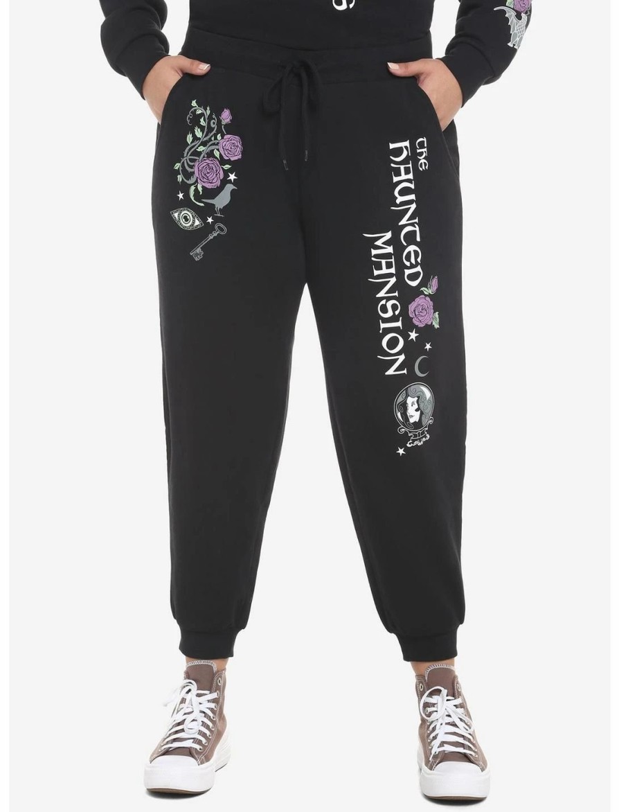 Bottoms * | Hunivers Her Universe Disney The Haunted Mansion Madame Leota Sweatpants Plus Size