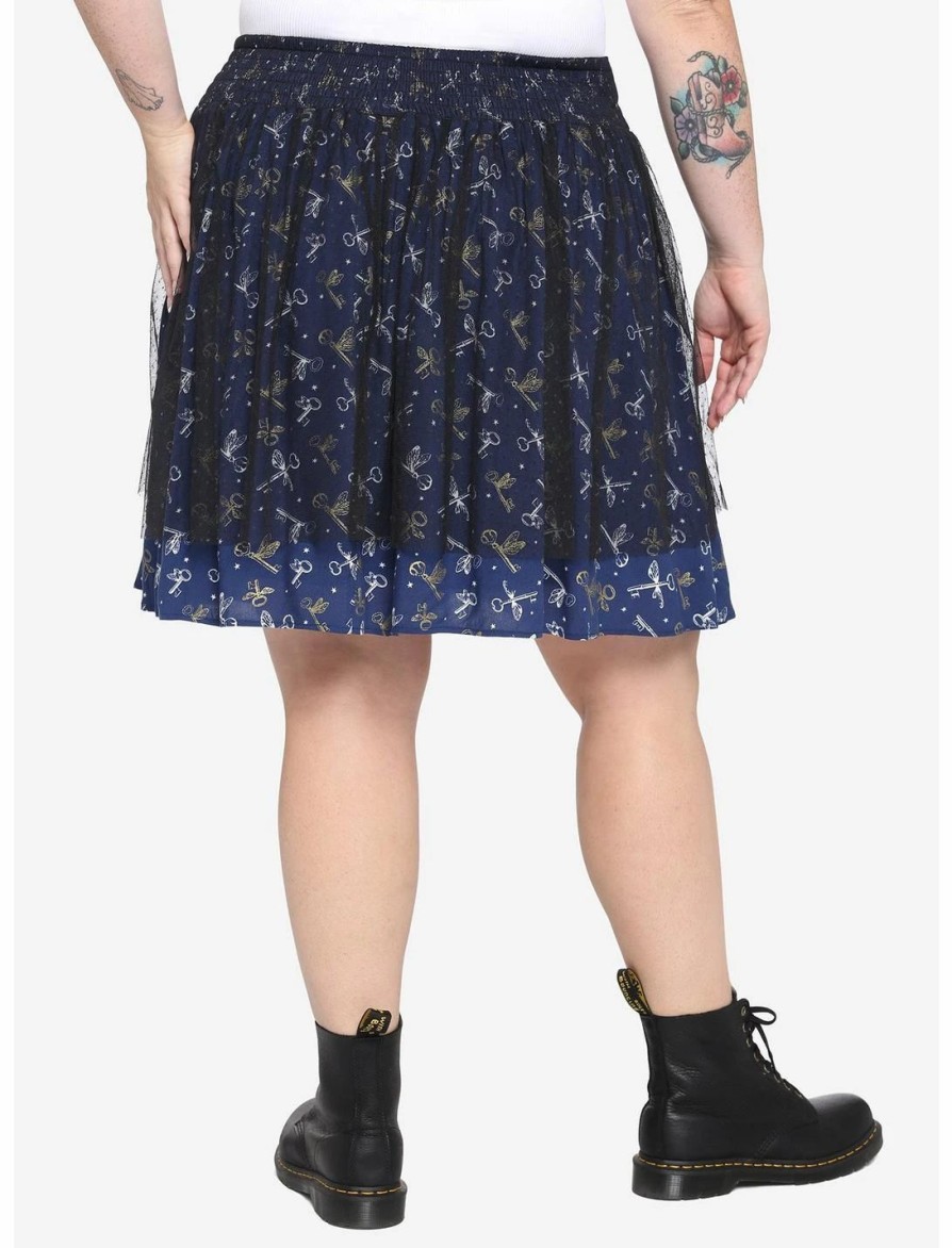 Dresses * | Hunivers Harry Potter Flying Keys Skirt Plus Size