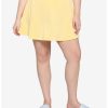 Bottoms * | Hunivers Light Yellow Skirt Plus Size