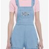 Bottoms * | Hunivers Her Universe Disney Bambi Ruffle Denim Shortalls