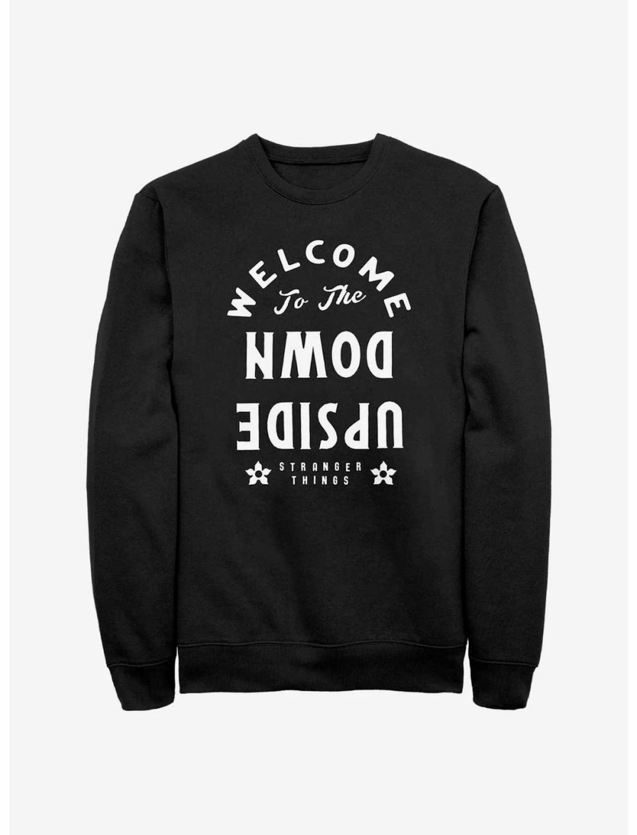 Sweaters And Cardigans * | Null Stranger Things Welcome To The Upside Down Sweatshirt