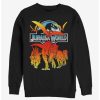 Sweaters And Cardigans * | Null Jurassic World Hot Shots Sweatshirt