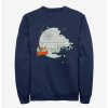 Sweaters And Cardigans * | Null Star Wars Christmas Death Star Sweatshirt