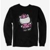 Sweaters And Cardigans * | Null Hello Kitty Pink Back Sweatshirt