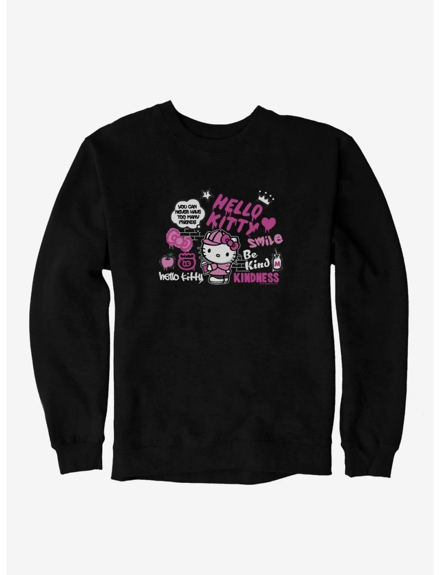 Sweaters And Cardigans * | Null Hello Kitty Kindness Sweatshirt