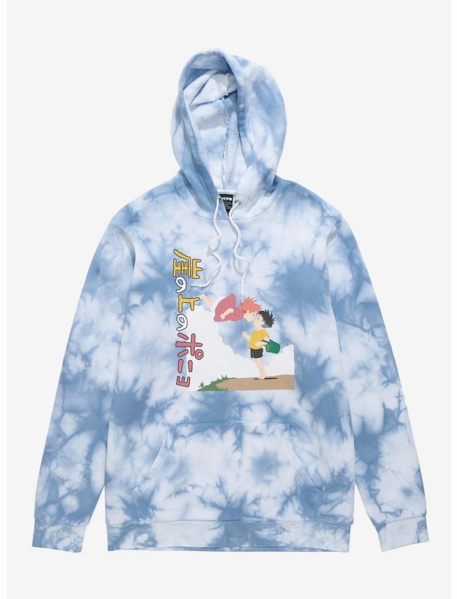 Sweaters And Cardigans * | Ourunvrs Our Universe Studio Ghibli Sosuke & Ponyo Tie-Dye Hoodie